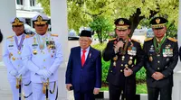 Kapolri Jenderal Listyo Sigit Prabowo di Istana Wakil Presiden (Wapres), Rabu (15/11/2023). (Dok. Istimewa)