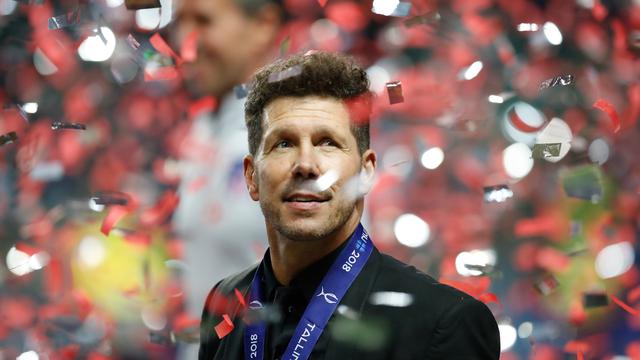 Senyum Diego Simeone Antar Atletico Madrid Juara Piala Super Eropa