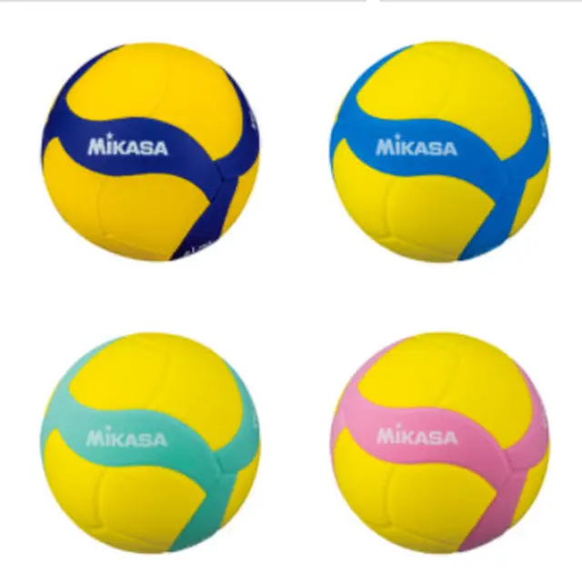 Pola panel dan warna bola voli Mikasa modern.