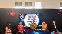 Sesi talkshow menjelaskan sosial media atasi kesehatan mental dengan cara tepat pada peluncuran program kesehatan mental Tiktok bersama WHO di Jakarta pada Kamis, 14 November 2024 (dok Liputan6.com/Maheza Nurmiagita)