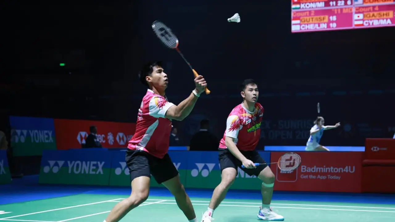 Sabar Karyaman Gutama/Moh Reza Pahlevi Isfahani - India Open 2026 - Bulu Tangkis