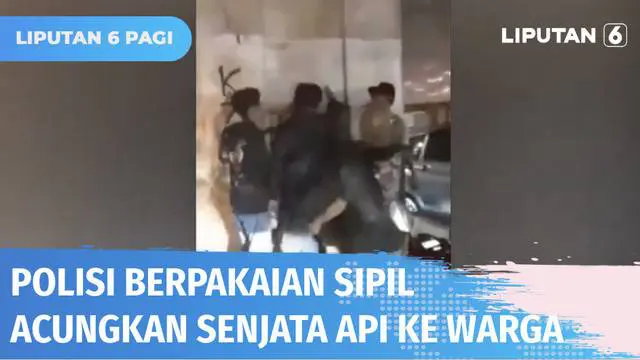 Viral! polisi berpakaian sipil acungkan senjata api ke warga saat mengurai kemacetan di Jakarta Selatan. Pihak Kepolisian mengatakan aksi itu dilakukan lantaran anggota polisi tersebut diteriaki begal oleh seorang provokator.
