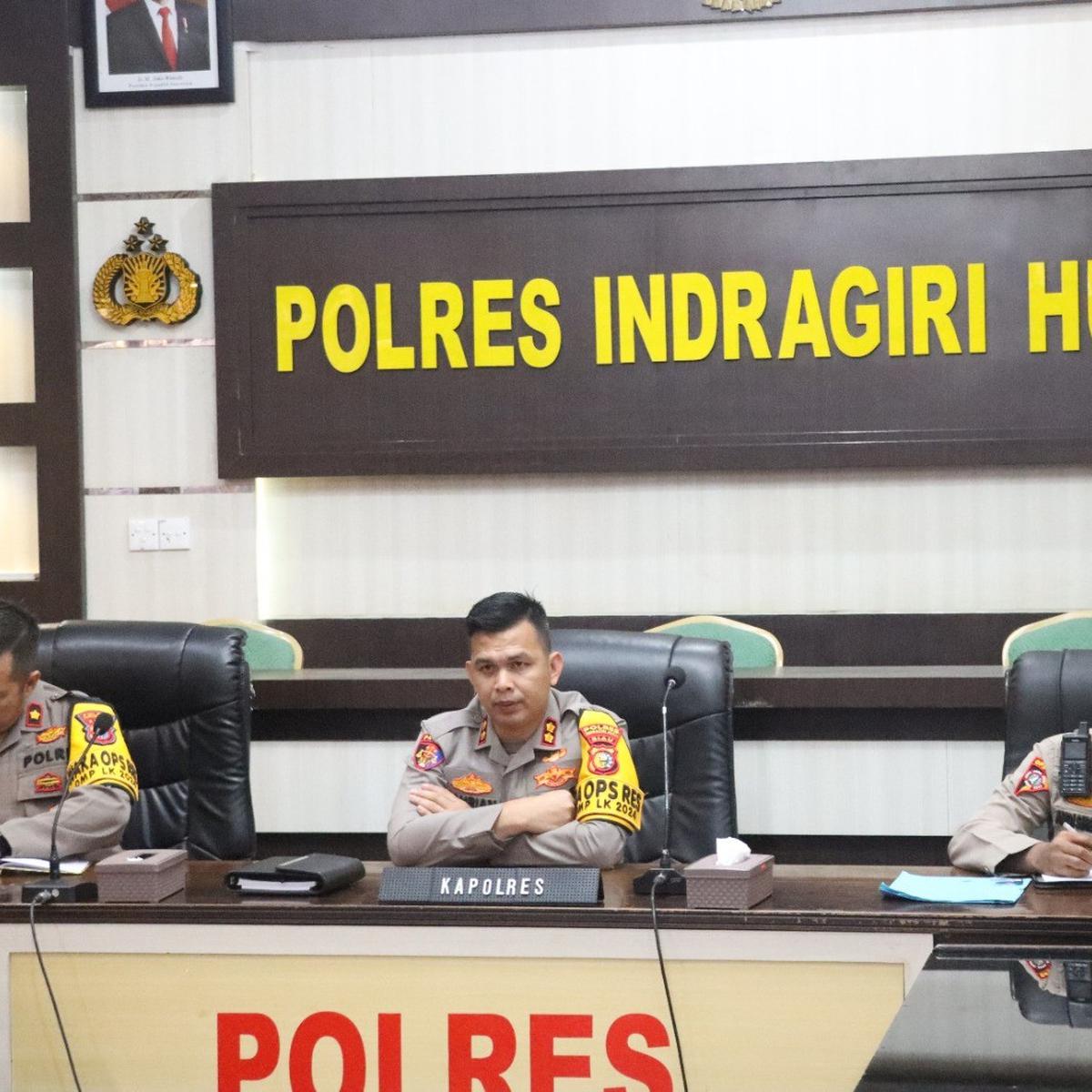 Kapolres Inhu AKBP Fahrian Saleh Siregar Beri Arahan Personelnya
