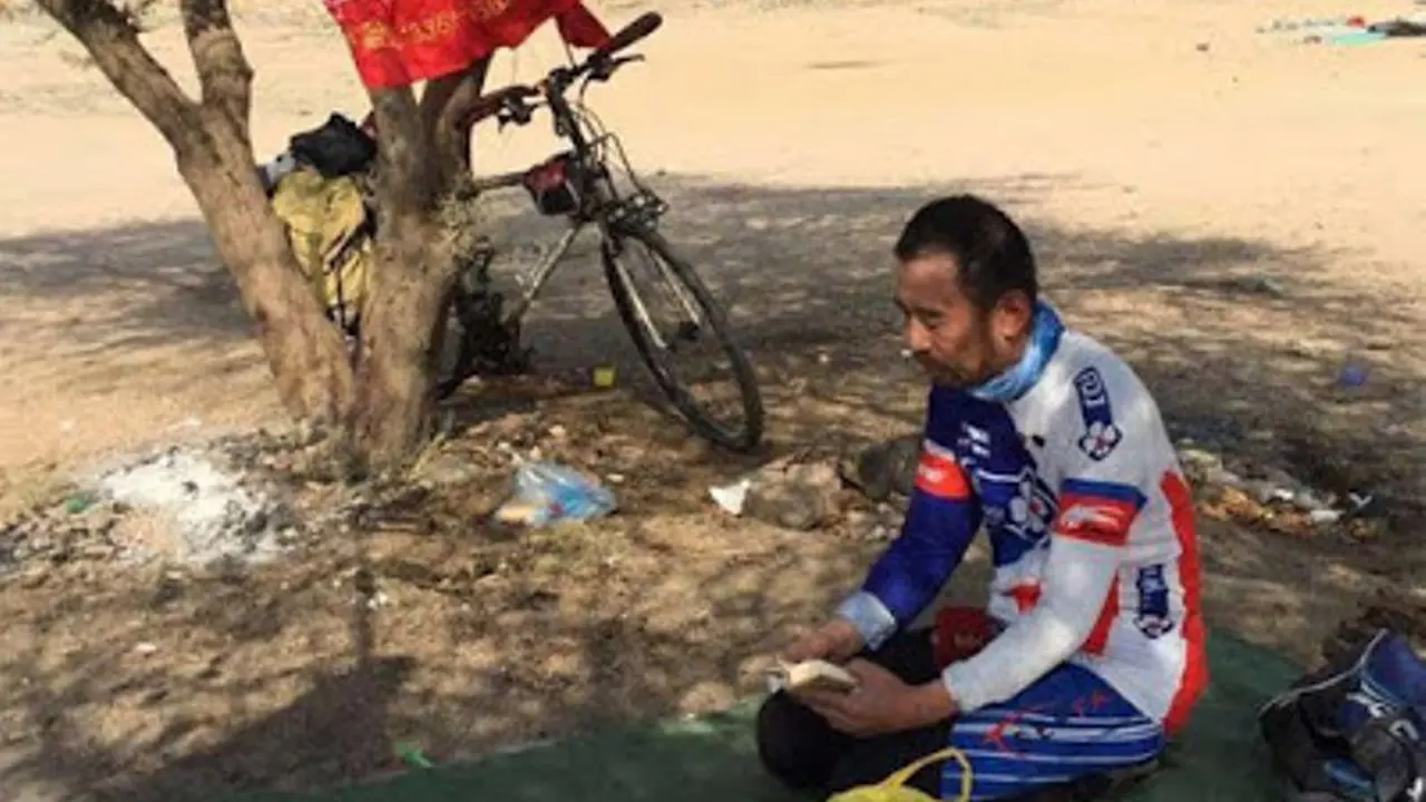 Demi Tunaikan Ibadah Haji, Pria Ini Bersepeda dari Cina ke Mekah