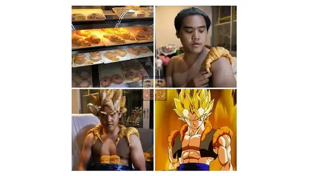 6 Cosplay Low Budget Pakai Croissant Ini Kreatif Sekaligus Kocak