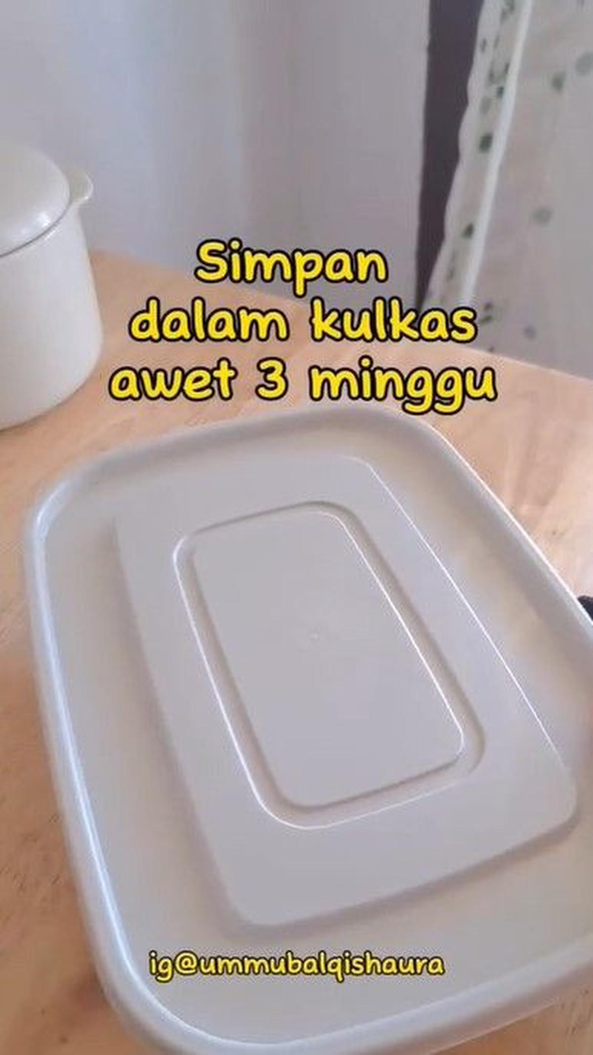 Masukkan Wadah ke Chiller