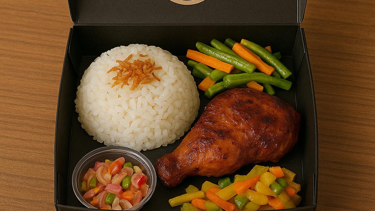 nasi kotak ayam bakar