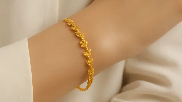 Model Gelang Emas Tali Terbaru (created by AI)