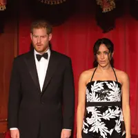 Pangeran Harry dan Meghan Markle saat menghadiri acara Royal Variety Performance (Ian Vogler / POOL / AFP)