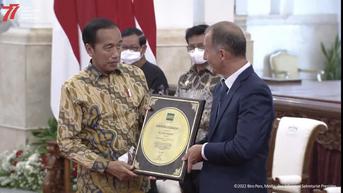 Jokowi Terima Penghargaan Swasembada Beras dari IRRI
