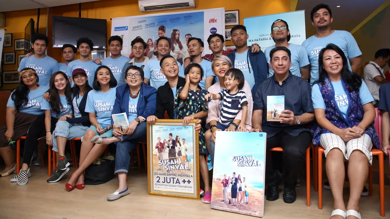 [Bintang] Preskon film Susah Sinyal 2 Juta Penonton dalam 20 Hari