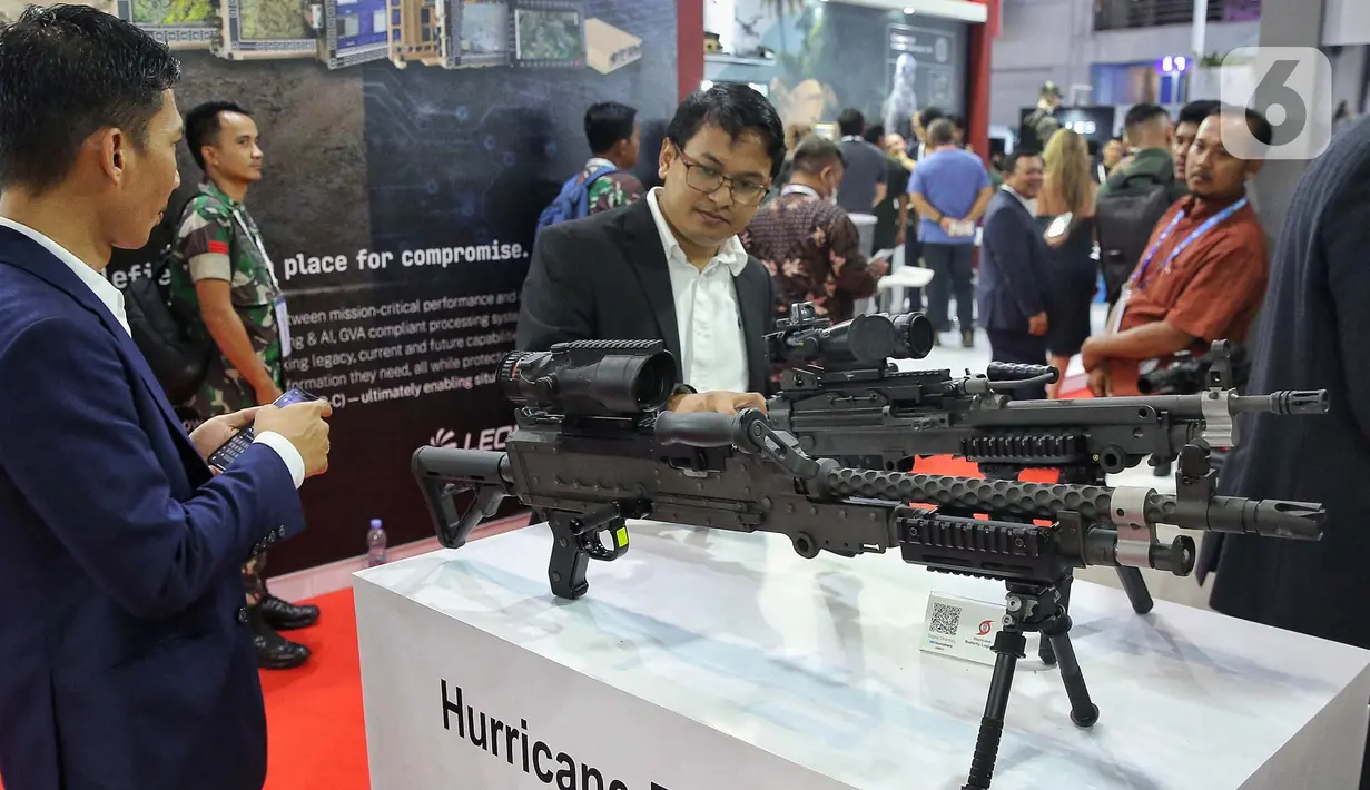 Indo Defence menjadi ajang penting yang memungkinkan terjalinnya komunikasi dan potensi kerja sama antara pelaku industri pertahanan Amerika Serikat dengan para pemangku kepentingan di Indonesia. (Liputan6.com/Angga Yuniar)