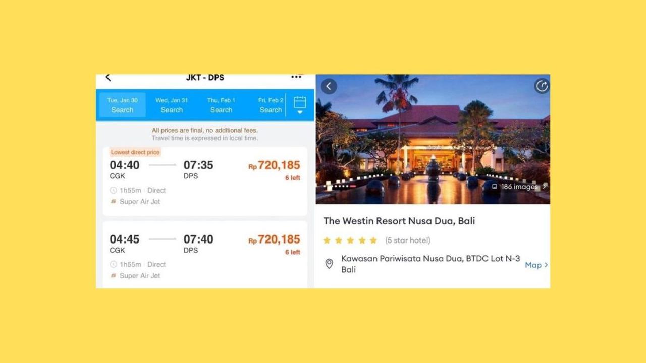 5. Siapkan Surprise dengan Tiket Liburan Idaman