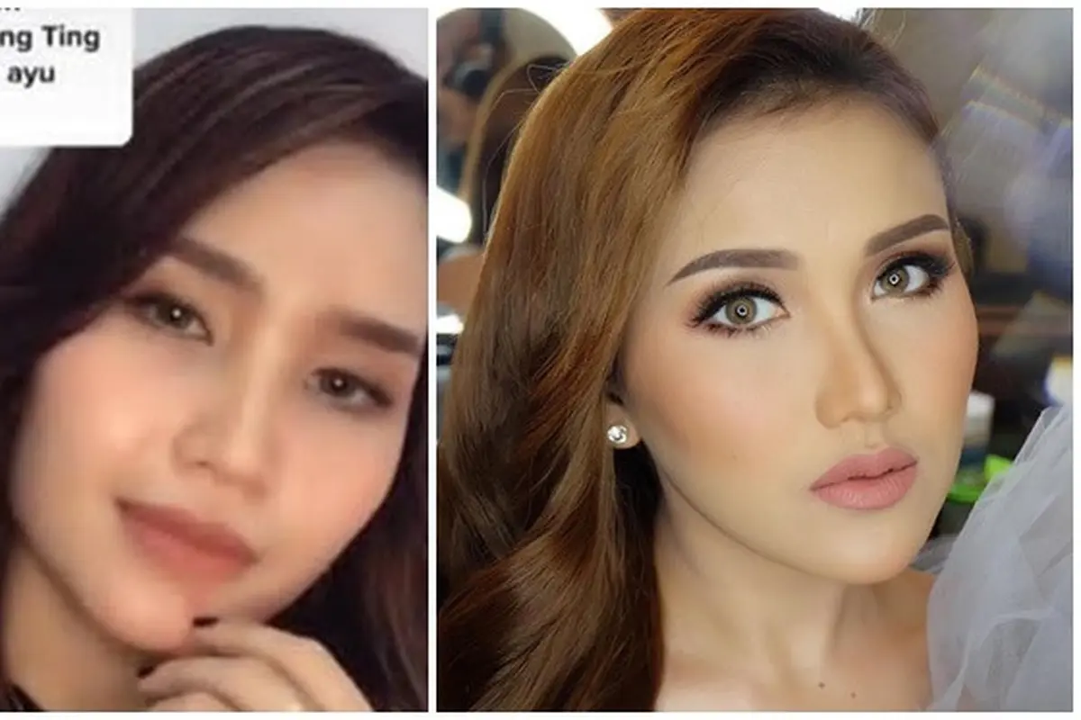 6 Potret Wanita yang Disebut 'Kembaran' Ayu Ting Ting, Bak Pinang Dibelah Dua