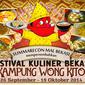 Summarecon Mal Serpong tahun ini kembali mengadakan Festival Kuliner Bekasi yang bertemakan 'Kampung Wong Kito'