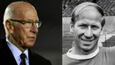 Sir Robert “Bobby” Charlton CBE (lahir 11 Oktober 1937) merupakan legenda sepakbola Manchester United dan tim nasional Inggris. Selama kariernya bersama Manchester United ia telah mencetak 249 gol (AFP Photo)