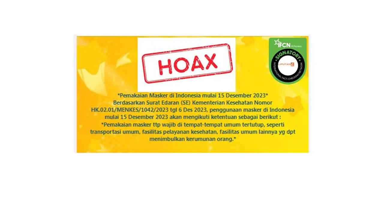 Cek Fakta SE Kemenkes