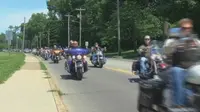 Ribuan 2.000 bikers lokal dan beberapa negera bagian seperti Arizona, Georgia, serta Texas hadir dalam acara pemakaman Nicky Hayden.(Autoevolution)