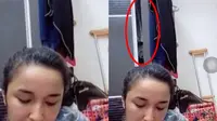 Viral Pintu Lemari Tiba-tiba Terbuka saat Live TikTok Pukul 2 Pagi (Sumber: TikTok/@Tiyakamal)