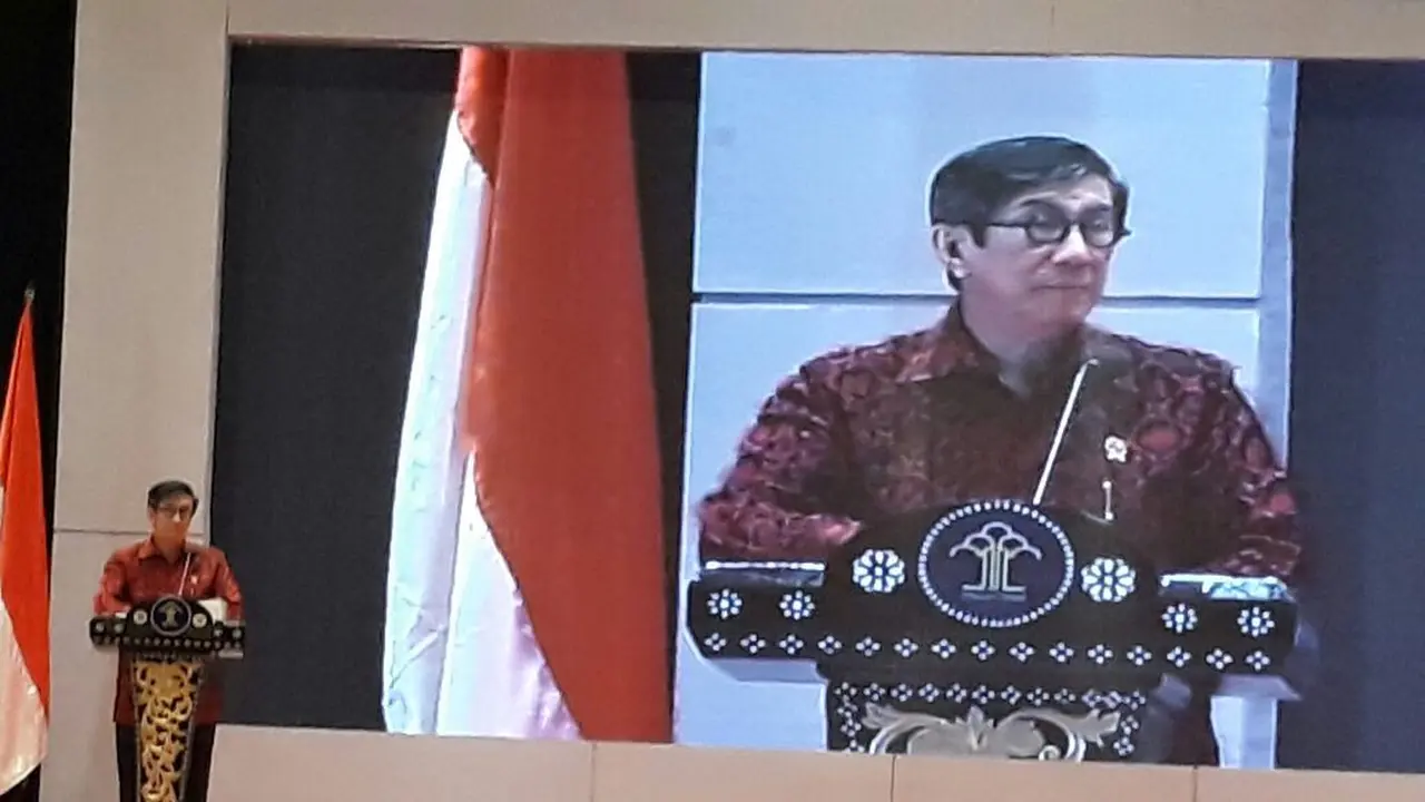 Menkumham Yassona Laoly membuka Rapat Kordinasi Penguatan Unit Pemberantasan Pungutan Liar (Pramita Tristiawati/Liputan6.com)