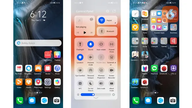 UI Huawei Nova 9