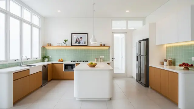 Desain Dapur Terbuka yang Mudah Diakses Lansia