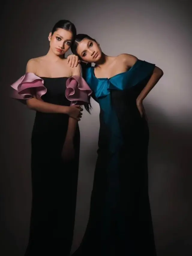 Mirip Bak Kembar, Intip 6 Gaya Pemotretan Ratu Sofya Pemeran ‘Dari Jendela SMP’ dan Adiknya