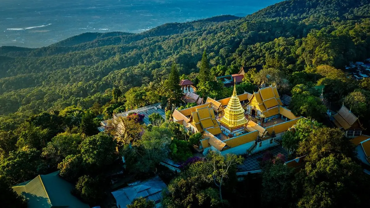 Pemandangan Kota Chiang Mai dari Doi Suthep