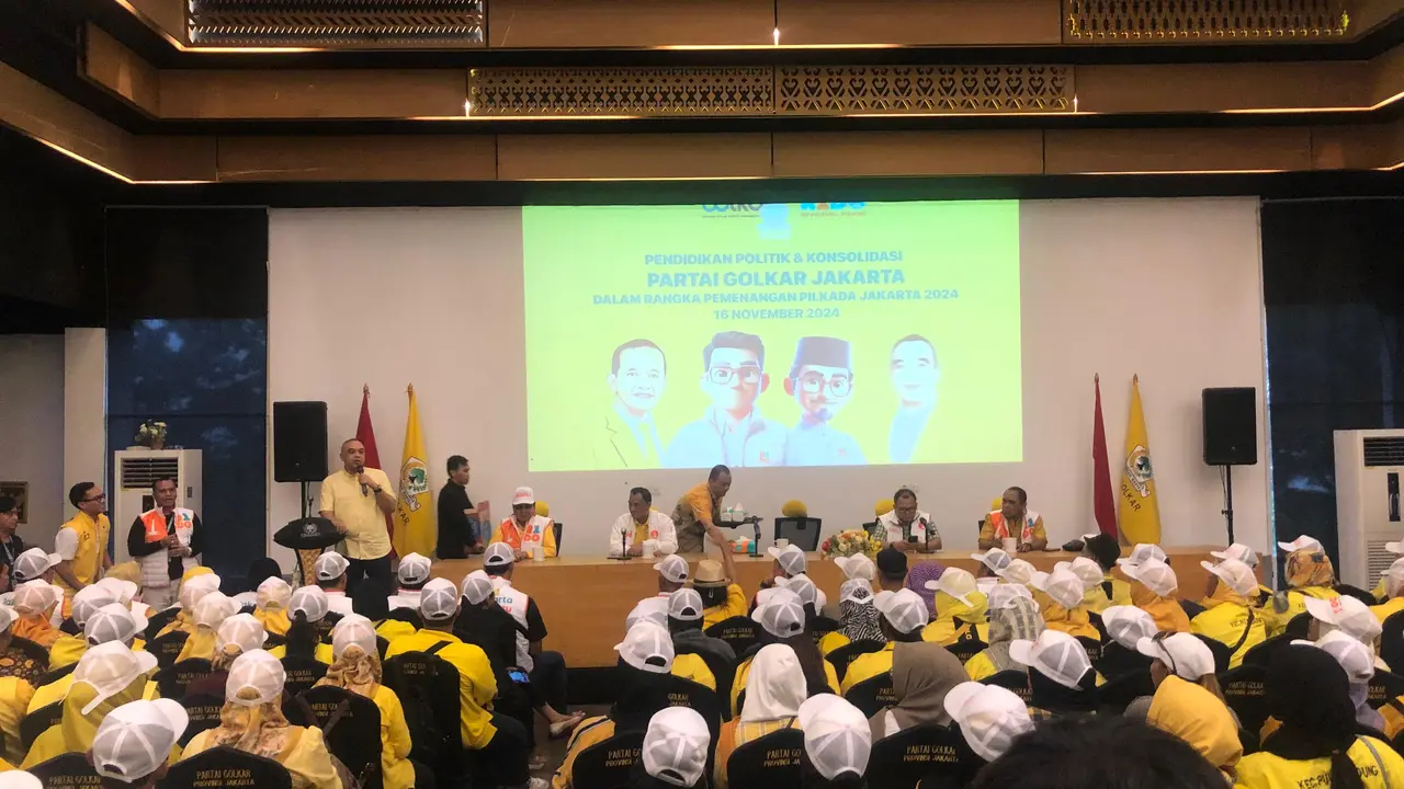Konsolidasikan Suara Kader, Golkar Optimistis RIDO Menang Satu Putaran di Pilgub Jakarta