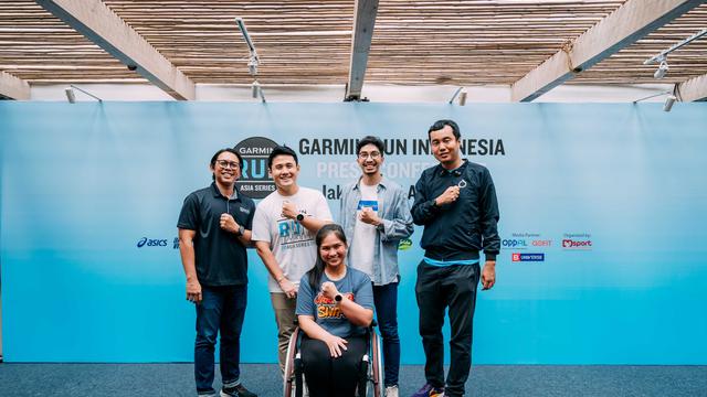 Johanna Caroline dalam acara Press Conference Garmin Run 2024.