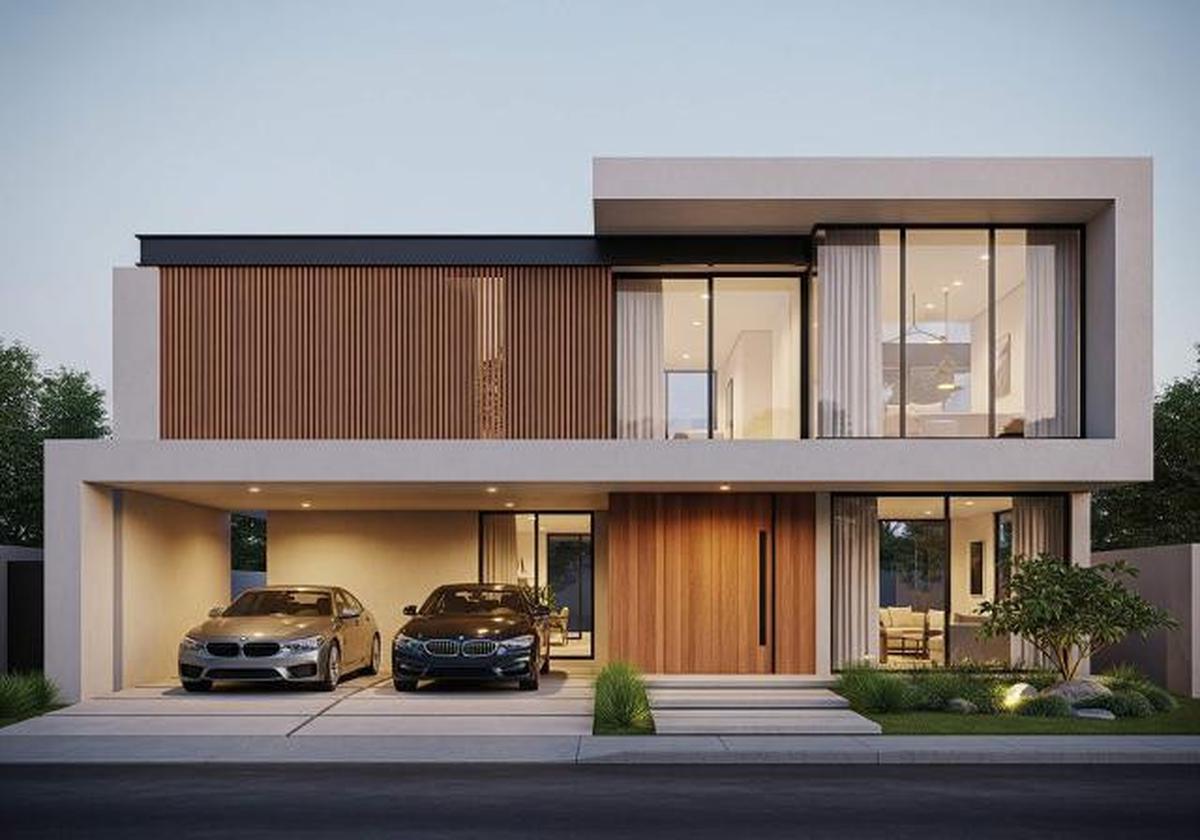 10 Inspirasi Desain Rumah Minimalis Carport 2 Mobil, Solusi Cerdas Lahan Terbatas