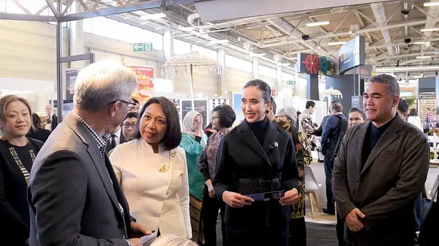 Efisiensi Anggaran, Menpar Widiyanti Putri Wardhana Terbang ke Jerman Resmikan Paviliun Wonderful Indonesia di ITB Berlin