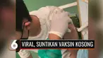 Sebuah video memperlihatkan seorang vaksinator memberikan suntikan kosong pada siswa di sekolah di Penjaringan, Jakarta Utara. Video yang viral di media sosial ini membuat sejumlah orang tua resah.