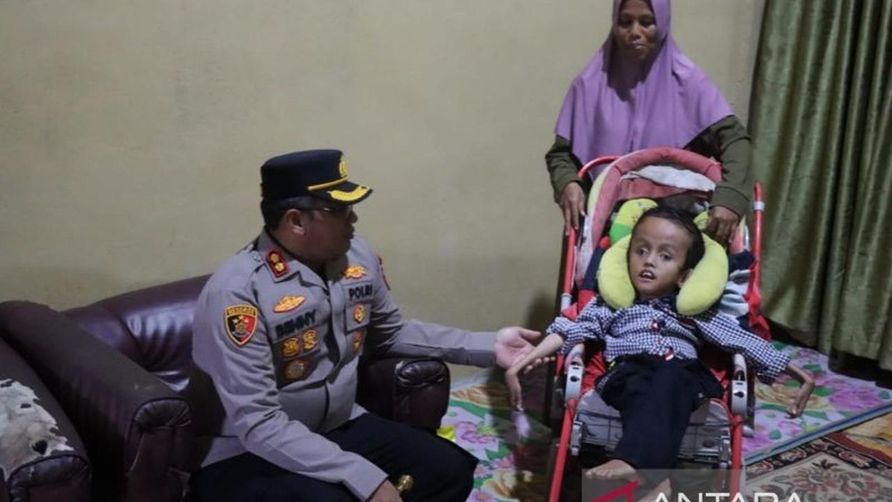Fakta Hidrosefalus: Bantuan Polres Nagan Raya Sentuh Hati Keluarga Diki Fadilah