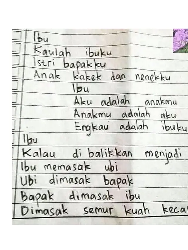 6 Puisi Anak untuk Ibu Ini Polosnya Kebangetan, Bikin Senyum