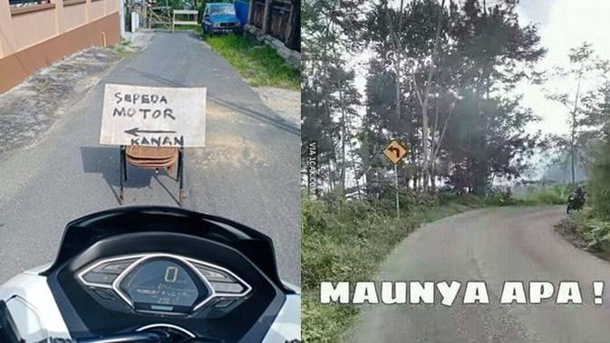 6 Potret Papan Penunjuk Arah Jalan Ini Malah Bikin Bingung Hot Liputan6 Com