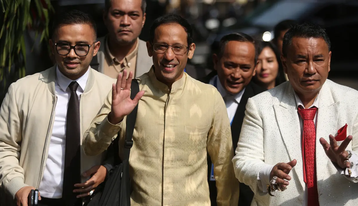 Nadiem Makarim akan dimintai keterangan terkait penyelidikan kasus Google Cloud. (merdeka.com/Arie Basuki)