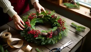 Cara Membuat DIY Christmas Wreath Sendiri, Mudah untuk Pemula