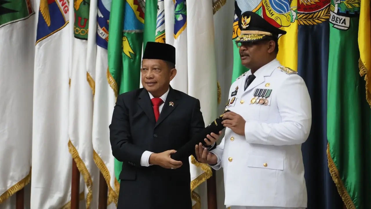 Mendagri Muhammad Tito Karnavian melantik Safrizal ZA sebagai sebagai Penjabat (Pj) Gubernur Aceh. (Istimewa)