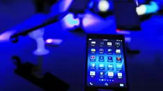 Selasa 13 Mei 2014, BlackBerry meluncurkan smartphone terbaru, Z3 atau yang dikenal dengan BlackBerry Jakarta. (REUTERS/Beawiharta)