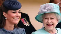 Kate Middleton dan Ratu Elizabeth (dok. instagram @theroyalfamily/https://www.instagram.com/p/B7GHlR2nvFo//Tri Ayu Lutfiani)