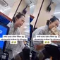 Viral video seorang ibu marah-marah kepada kasir minimarket karena susu UHT yang dibelinya tidak dingin. (Foto: Twitter @_NeverAlonely)
