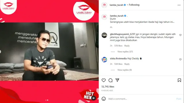 Deddy Corbuzier melalui Gus Miftah diundang pihak Arab Saudi Untuk menjalani ibadah Haji 2022
