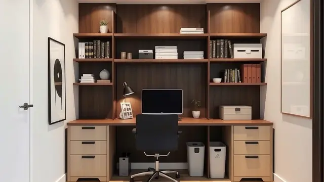 desain ruang kerja di rumah (ilustrasi by qwen.ai)