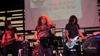 Doddy Katamsi saat tampil di acara Rockin The Law, Jakarta, Sabtu (21/2/2015). Acara ini sebagai bentuk dukungan kepada KPK (Liputan6.com/Johan Tallo).