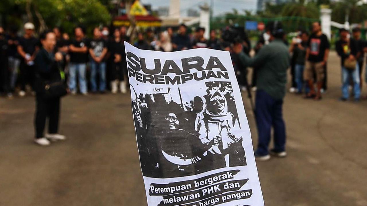 Hal itu dilakukan dalam rangka memperingati&nbsp;Hari Perempuan Internasional yang jatuh pada 8 Maret besok.&nbsp;Liputan6.com/Angga Yuniar