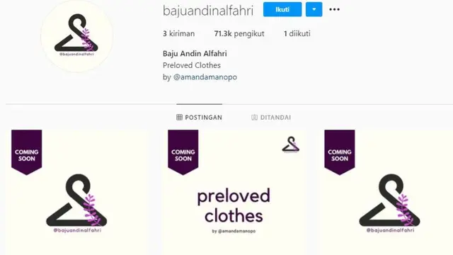 Amanda Manopo Jual Baju Bekas Syuting demi Bantu Korban Bencana