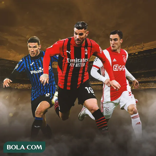 Ilustrasi - Robin Gosens, Theo Hernandez, Nicolas Tagliafico