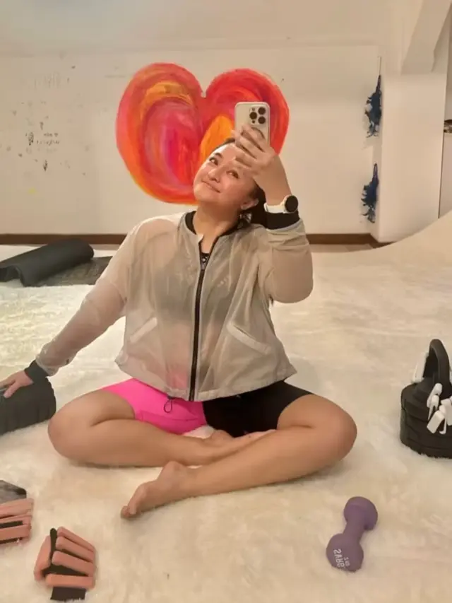 Marshanda Buat Studio Gym di Rumah