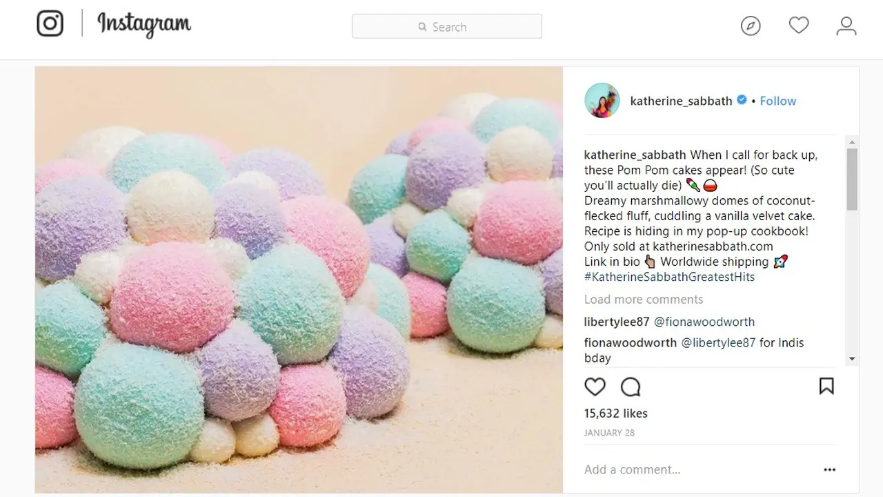 Pom-Pom Cakes, Kue Lembut dan Nikmat yang Kekinian